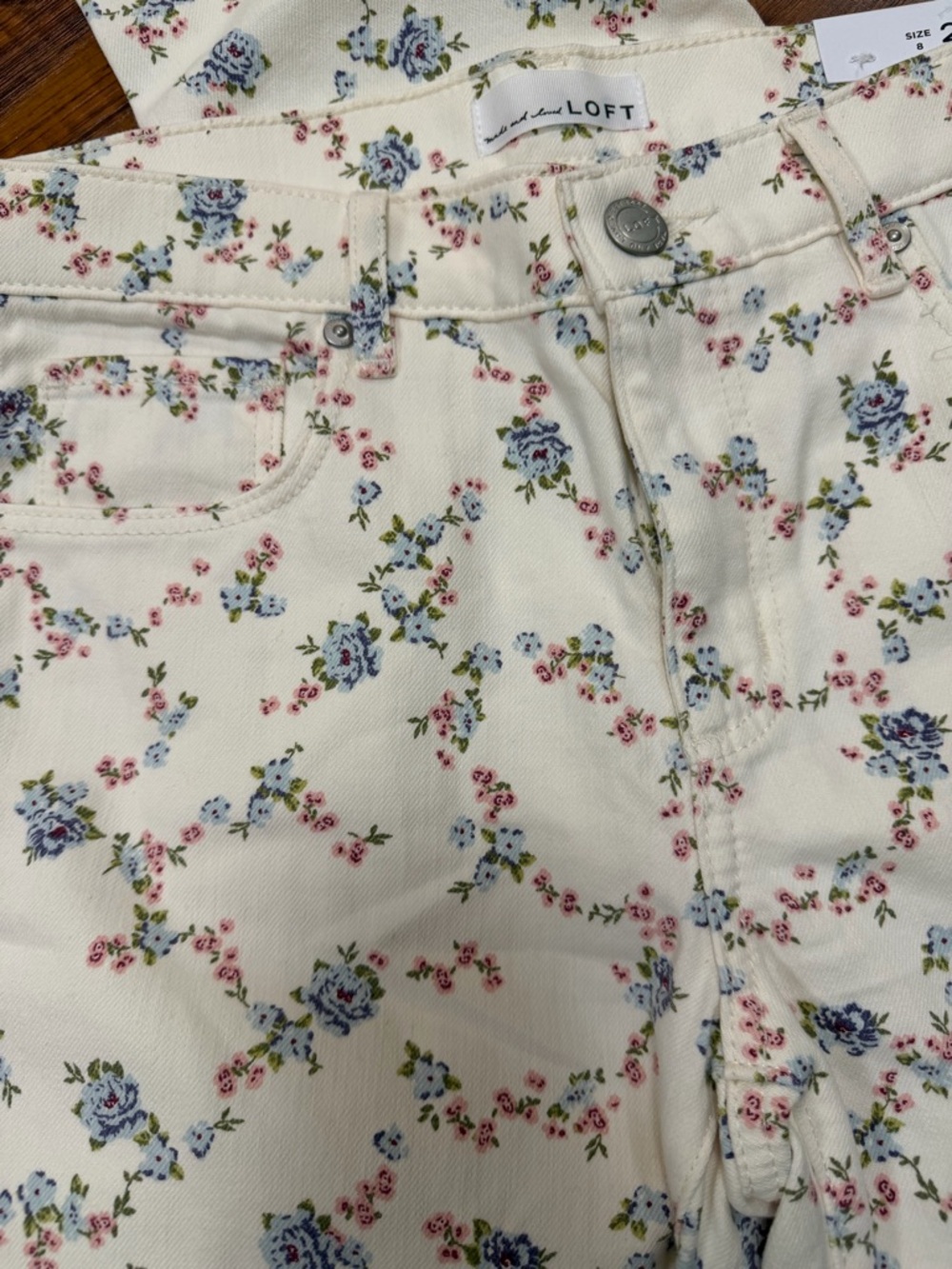 Loft floral jeans - Picture 5 of 6